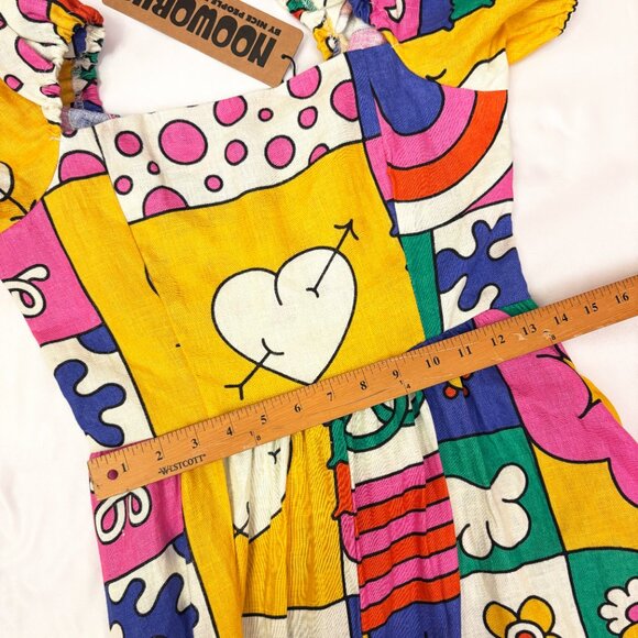 Nooworks Linen Princess Wormiverse dress size Medium NWT - Picture 6 of 8